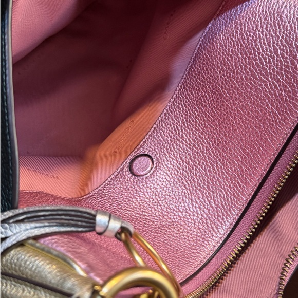 COACH Metallic Color-Block Leather Chaise
Authentic Crossbody Bag Handbag EUC - Picture 10 of 17